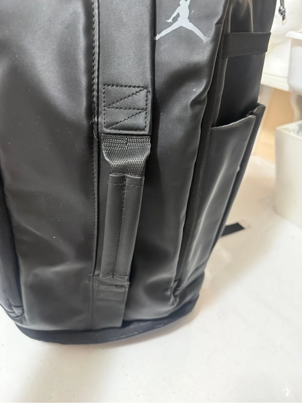 Jordan Black Men's Athletic Backpack with Subtle Jumpman